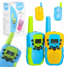 Walkie-talkie adóvevők gyerekeknek, 2 darabos szett