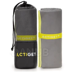 Gyorsan száradó törölköző 100 x 180 cm – szürke