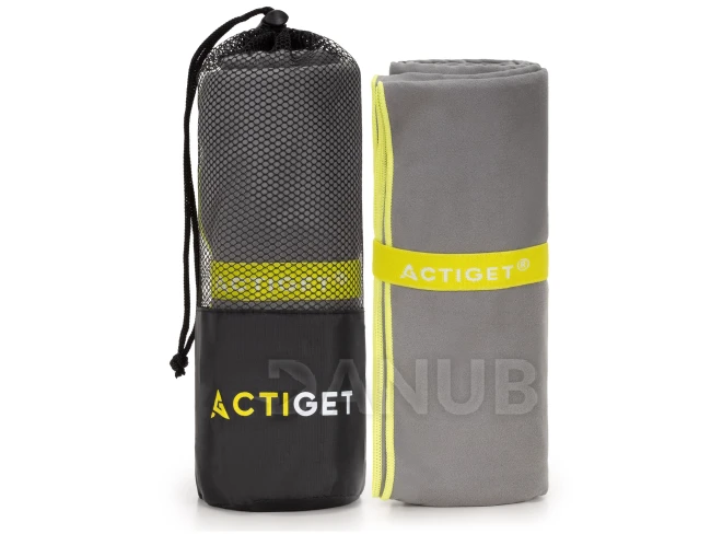 Gyorsan száradó törölköző 100 x 180 cm – szürke