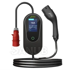 Elektromos autók töltőállomása – EVSE Type2 – 5 m – max. 11 kW – 3 x 16A – 400V AC