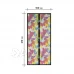 Szúnyogháló ajtóra - mágneses - 100 x 210 cm - színes pillangók