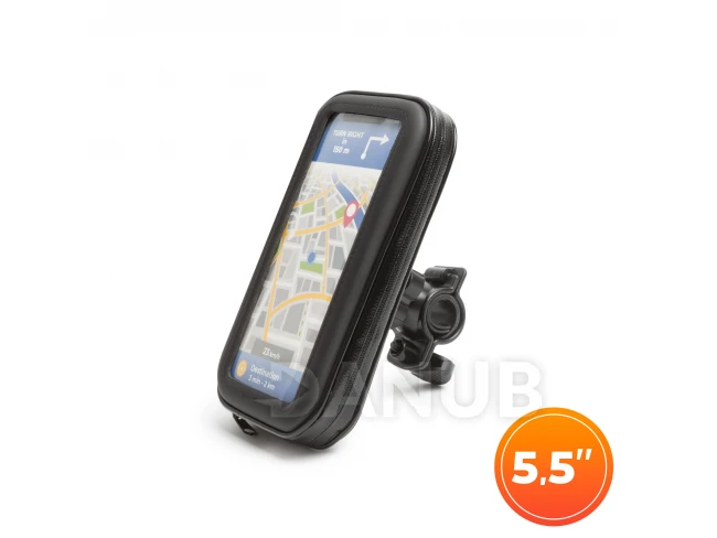 Kerékpáros telefontartó táska - érintőfelülettel - 5,5"-ig