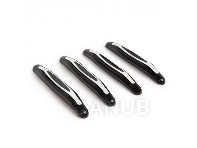 Univerzális ajtóvédő - gumi, krómozott