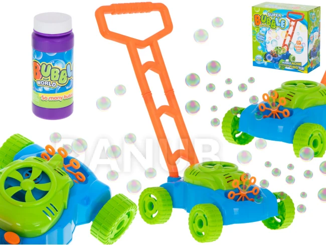 Gyermek fűnyíró buborékfújóval