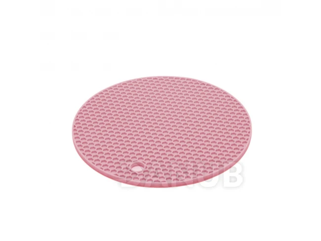 Szilikon alátét edény alá 18 cm - rózsaszín Szilikon alátét edény alá 18 cm - rózsaszín