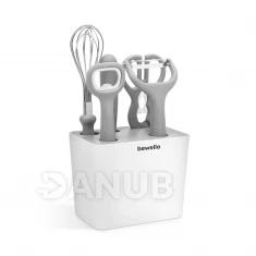 Konyhai eszköz szett tartóval - 5+1 részes - műanyag