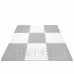 Habszivacs puzzle négyzetek - 179x179cm - fehér, szürke