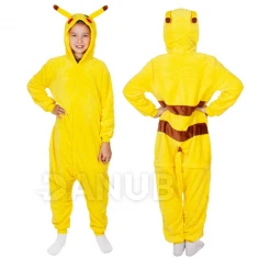 Plüss overall Kigurumi - pikachu minta - 130-140 cm