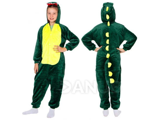 Plüss overall Kigurumi - sárkány minta - 120 -130 cm