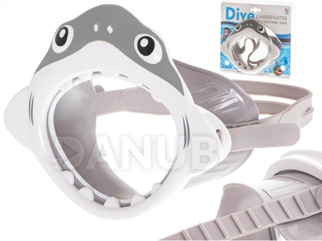 Gyermek búvármaszk cápa