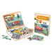 Mágneses puzzle kirakós - Járművek