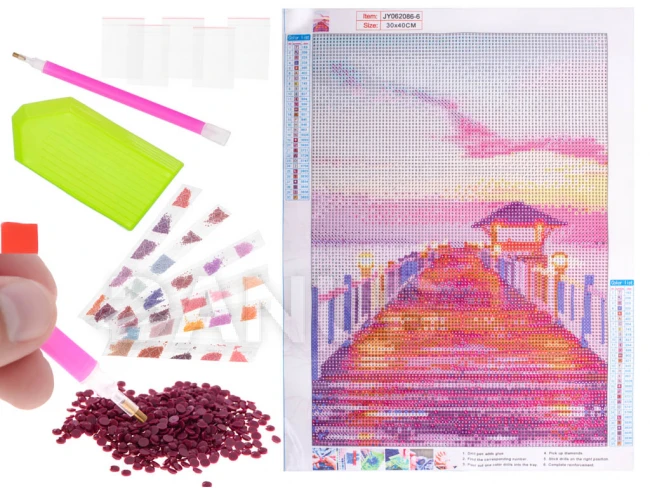 Gyémánt festőkészlet 5D  móló