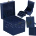 Háromemeletes ékszeres doboz – sötétkék