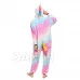 Plüss kezeslábas Kigurumi - egyszarvú minta - S méret - 155 cm