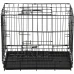 Állathordozó ketrec - összecsukható - 50 x 42 x 34 cm - XS - fekete