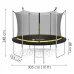 Kerti trambulin gyerekeknek beltéri hálóval és létrával - 305 cm