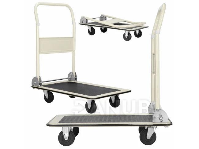 Összecsukható platós kocsi - 74x47x80 cm - 150 kg