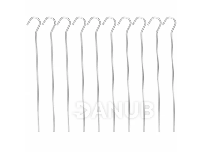 Sátorkapcsok 31cm - 10 db - acél 