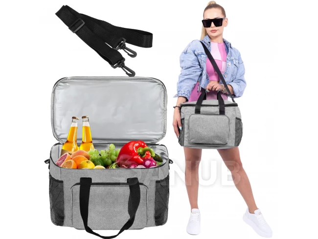 Hűtőtáska- 16L - szürke