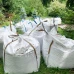 Big Bag 500 kg teherbírású zsák - fehér, bézs színű