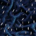 Plüss takaró LUX - 150x200cm - sötétkék + ezüst részletek Plüss takaró LUX - 150x200cm - sötétkék + ezüst részletek