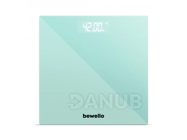 Személymérleg - 180 kg - elemes - üveg