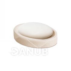 Szappantartó - matt bézs mintás