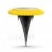 LED-es leszúrható szolár lámpa - sárga - hidegfehér - 11,5 x 2,3 cm