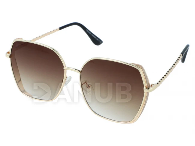 Napszemüveg Glamour - gold/brown