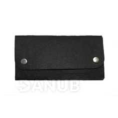 Gyerek filc szemüvegtok  - fekete