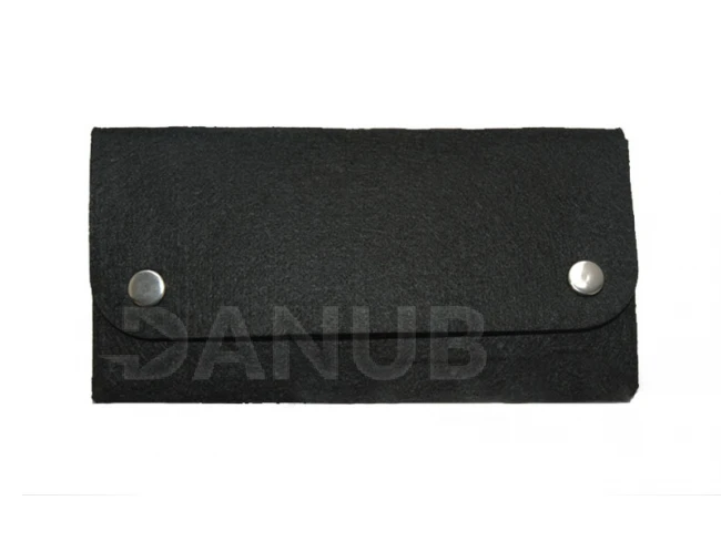 Gyerek filc szemüvegtok  - fekete