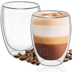 Thermo pohár dupla üveggel - 350 ml - 1db