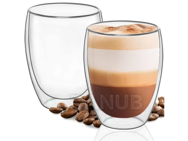 Thermo pohár dupla üveggel - 350 ml - 1db