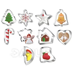 Karácsonyi sütiformák - 10db