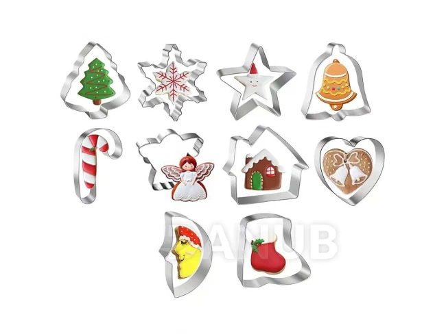 Karácsonyi sütiformák - 10db