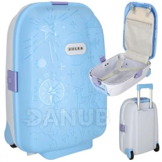 Gyermek gurulós utazóbőrönd - kék