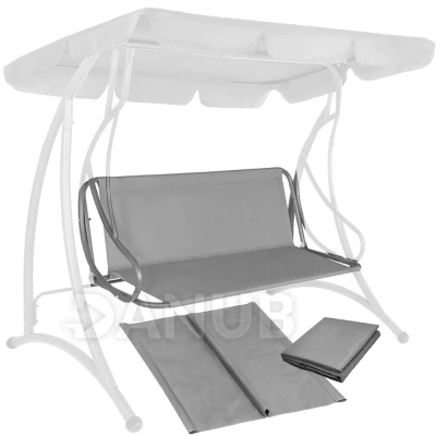 Ülés kerti hintához - 130 x 100 cm - világosszürke