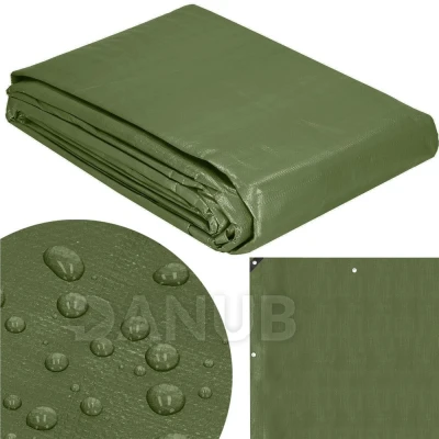 Vastag ponyva - 3x3m - 120g/m2 - zöld