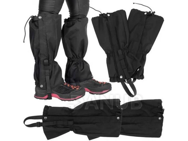 Vízálló túracipő huzatok - fekete - 2db