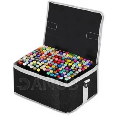 Kétoldalas filctollak táskában - 168 db