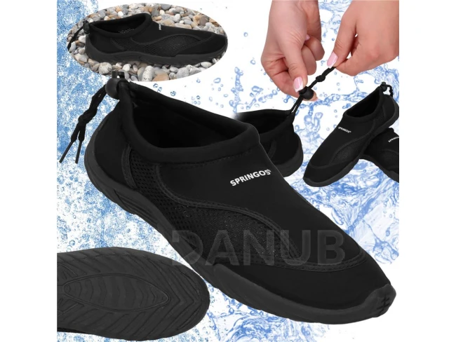 Férfi vízi cipő - 44-es méret - fekete