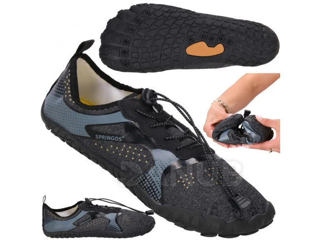 Férfi vízi cipő - 42-es méret - szürke/fekete