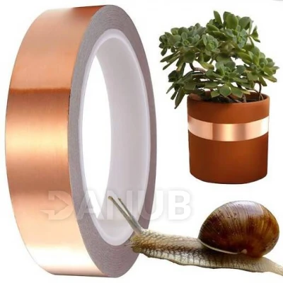Szalag csigák ellen - 10 m - réz