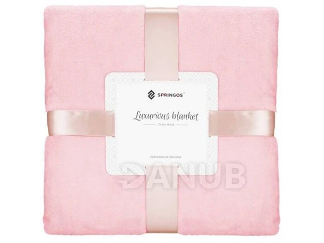 Plüss takaró LUX - 150x200cm - rózsaszín
