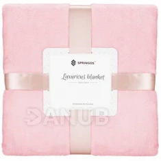 Plüss takaró LUX - 200x220cm - rózsaszín