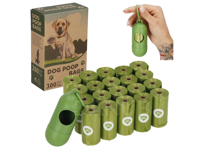 Ürülékgyűjtő zacskók - 300db