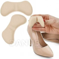 Öntapadó habszivacs sarokbetét cipőhöz - 2 db - bézs színű