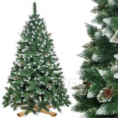 Műfenyő Premium Royal Trees - 220 cm - havas gyémántfenyő tobozokkal