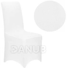 Univerzális bankett székhuzat - fehér