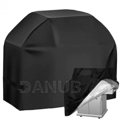 Vízálló grillfedél 145x61x117 cm - fekete
